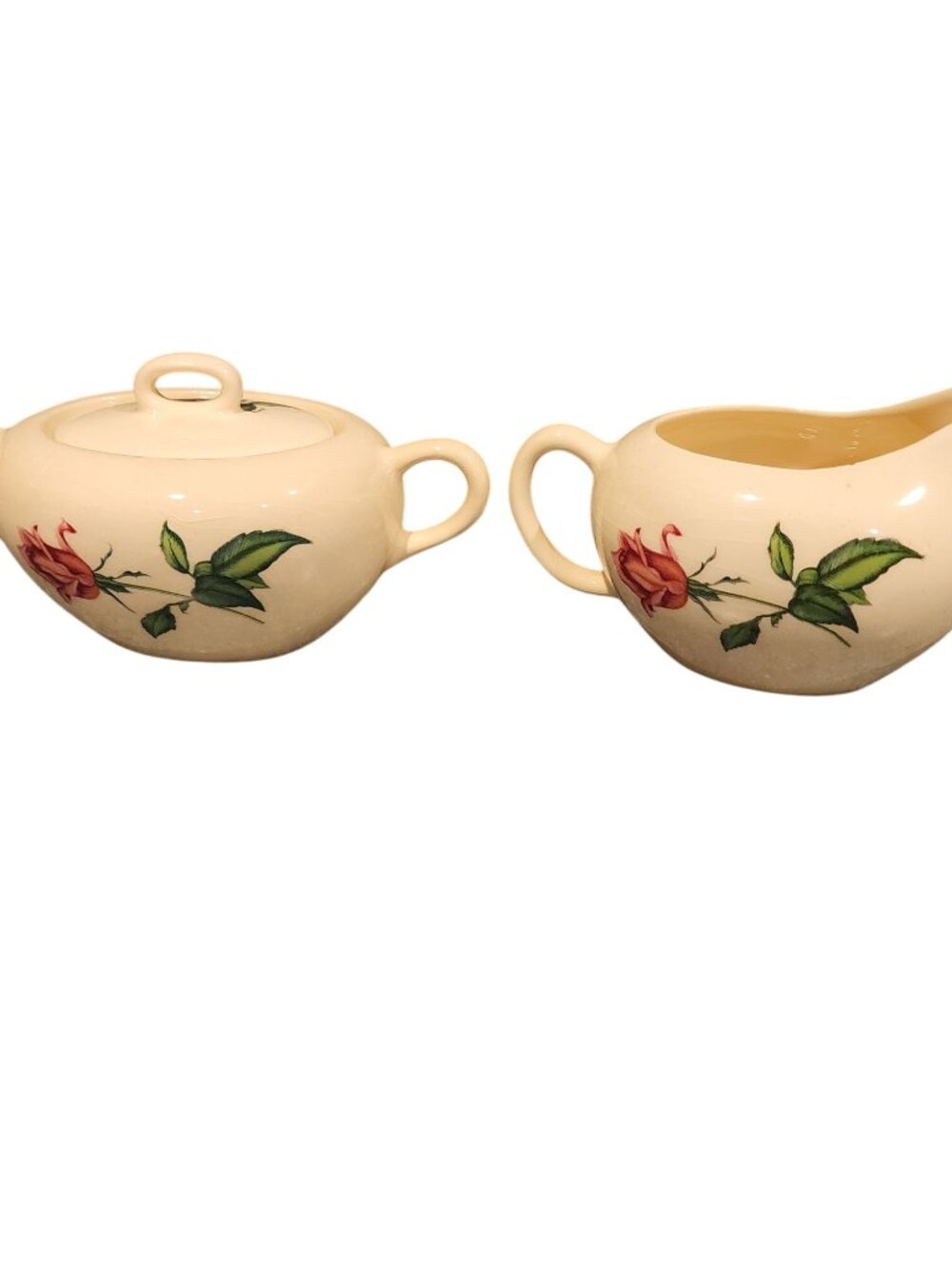 Vintage Harmony House sugar bowl gravy boat Betsy Rose circ 1952